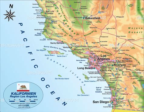 Amerika Karte Kalifornien Goudenelftal