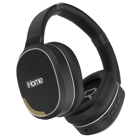 Ihome Wireless Over The Ear Black Headphones Shop Electronics At H E B