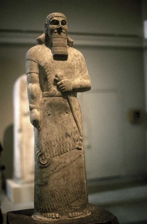 Estatua Exenta Del Rey Asirio Asurnasirpal Ii British Museum Londres
