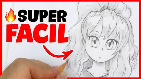 Como Dibujar Una Cara Anime 🔥super Fácil 🔥a LÁpiz Y Paso A Paso Youtube