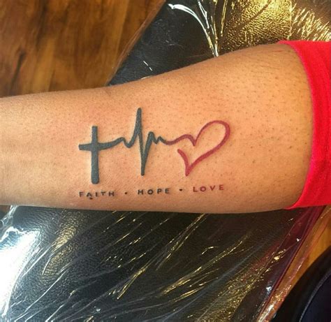 Inspiring Love Hope Faith Tattoo 2023