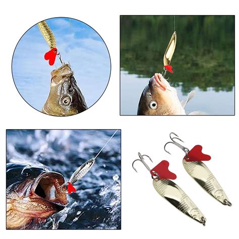 35x Hard Fishing Lures Pike Trout Bass Spoons Spinners Hard Hook Spoon