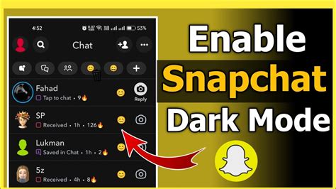 How To Enable Dark Mode On Snapchat Snapchat Dark Mode Android How To Get Snapchat Dark Mode