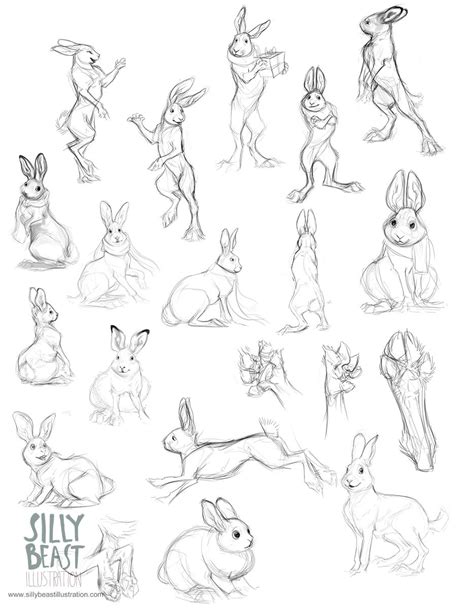 Rabbits 934×1200 Pixels Kresby Ilustrace Kreslení