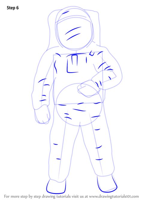 Learn How To Draw An Astronaut Other Occupations Step By Step