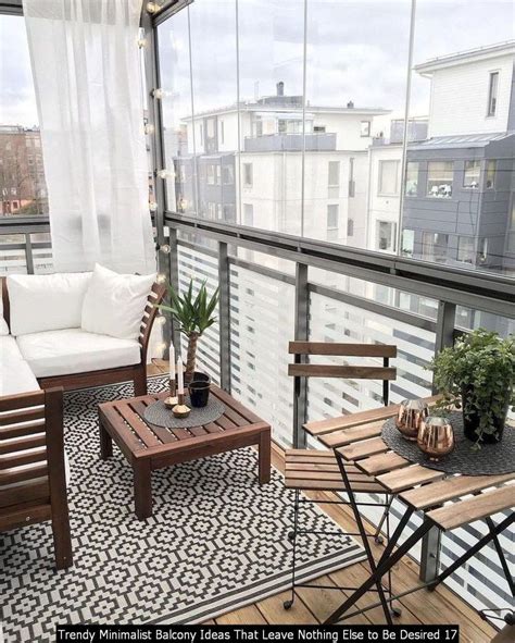 Trendy Minimalist Balcony Ideas That Leave Nothing Else To Be Desired