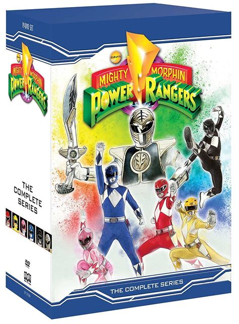 mighty morphin power rangers complete dvd set collection tv show series lot box dvd hd dvd