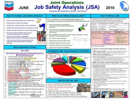 Jsa Job Safety Analysis