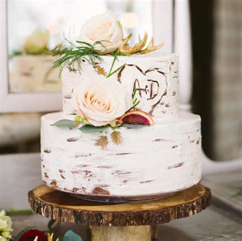 Birch Tree Wedding Cakes Are The Latest Fall Trend