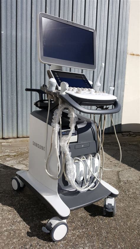 Samsung Ugeo Ws80a Ultrasound System With 4 Probes 02 2015 No Ge