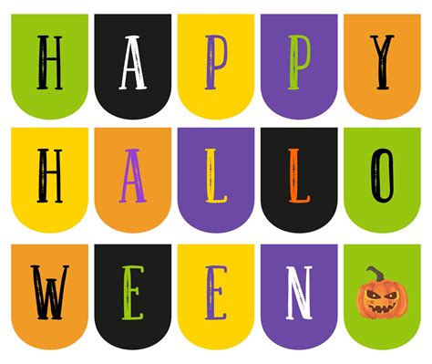 15 Best Happy Halloween Banner Printable Pdf For Free At Printablee