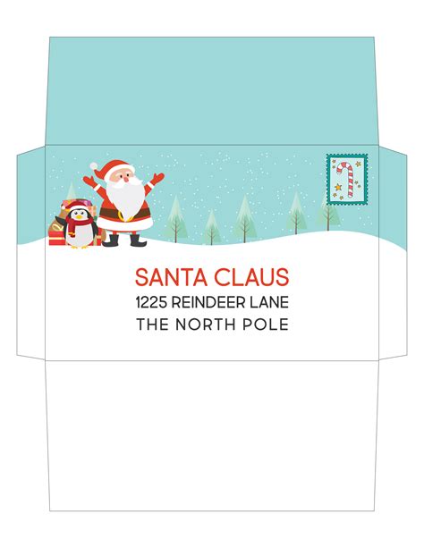 Create a free personalized letter from santa claus with a cute santa envelope addressed to the north pole. Free Printable Santa Letter Kit - The Cottage Market