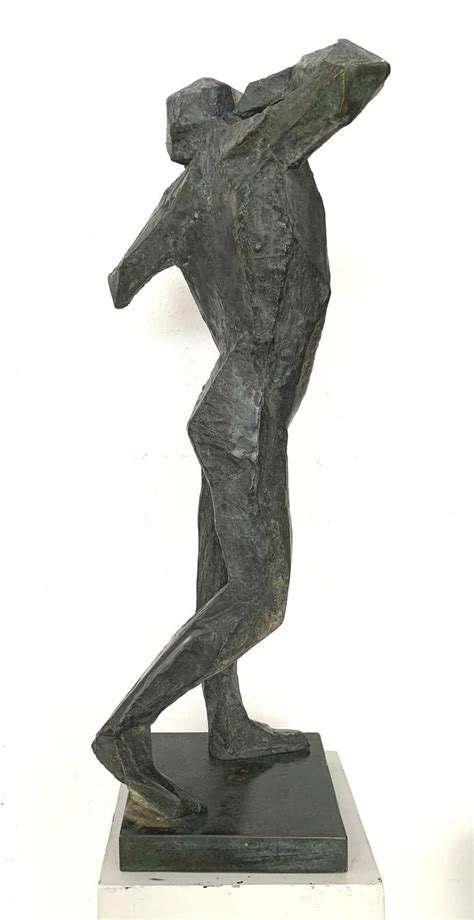 Pawel Orlowski Dusk Contemporary Figurative Bronze Sculpture Human
