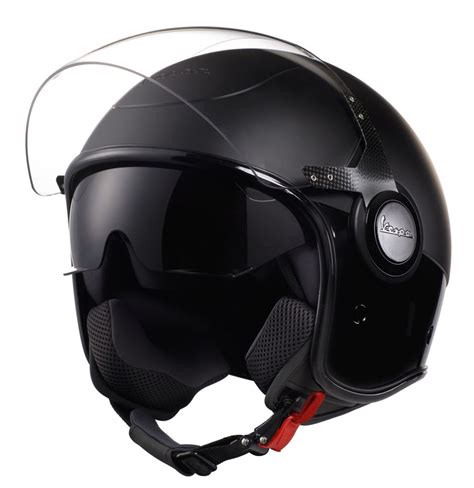 Helmet Piaggio Vespa Vj Size Xs 53 54cm 950g Abs Ratchet Closure Bla