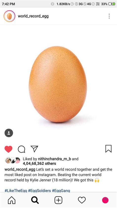 The World Record Egg Instagram World Records Records Instagram