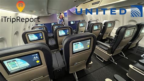 New Interior United 737 Max 9 First Class Trip Report Youtube