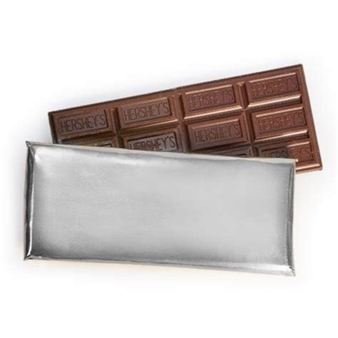Hersheys Milk Chocolate Silver Foil Wrapped Bar Chocolate Bar