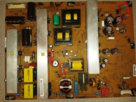 Lg 50pj350 Power Supply Repair Kit For Tv Not Turning On Clicking On