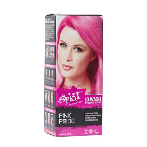 10 Wash Temporary Hair Color 6 Oz Pink Pride Pink Pride Pink