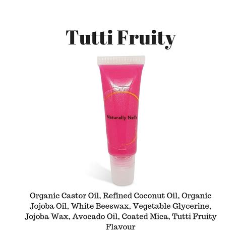 Tutti Fruity Lip Gloss Balm Natural Lip Gloss