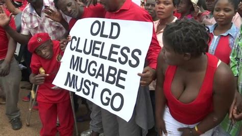 Protests Against Mugabe In Zimbabwe Bbc News
