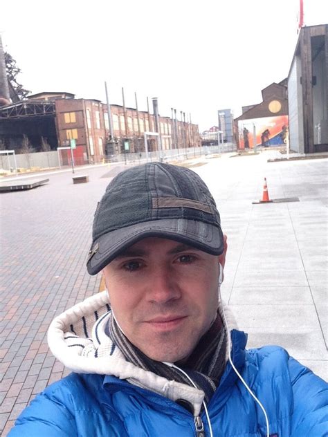 Neil Byrne Of Celtic Thunder Out And About Doing