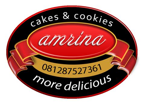Contoh desain stiker keren, stiker banyak sekali manfaatnya bagi dunia industri, simak tutorial cara membuat desain stiker di photoshop. swz picture - design & printing: Label Produk UKM - Amrina Cake & Cookies