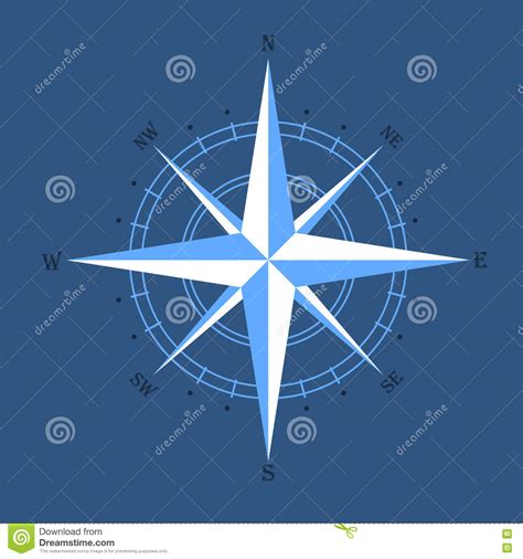 Wind Rose Compass Stock Vector Illustration Of Arrows 71999922