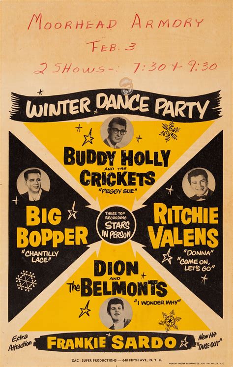 Buddy Holly Moorhead Armory 1959 Value Gocollect