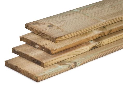 Eased Corner Pine Timber Plank