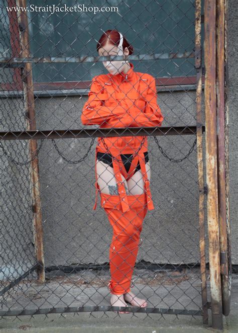 Orange Legs Binder Restraints Straitjacket Type Prisoner Etsy Sweden