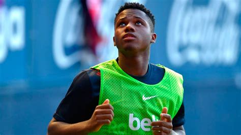 Ansu fati is considered as the future star of mighty barcelona and his club is sure that he will play at the age of 16, ansu fati has already earned millions of dollars. Ansu Fati - Bio, Net Worth, Football, Current Team, Goal ...