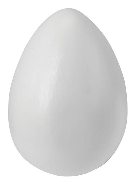 Giant Plastic Egg White 30 X 20cm Giant Fake Food