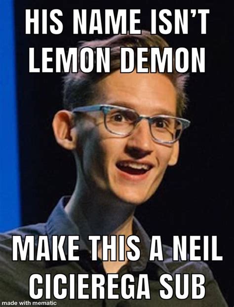Lemon Demon Is Cool Lemondemoncult