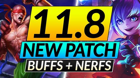 New 118 Patch Massive Changes All Champion Buffs And Nerfs Lol