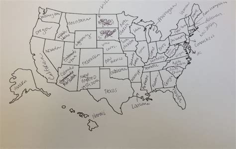 30 Fill In United States Map Maps Online For You