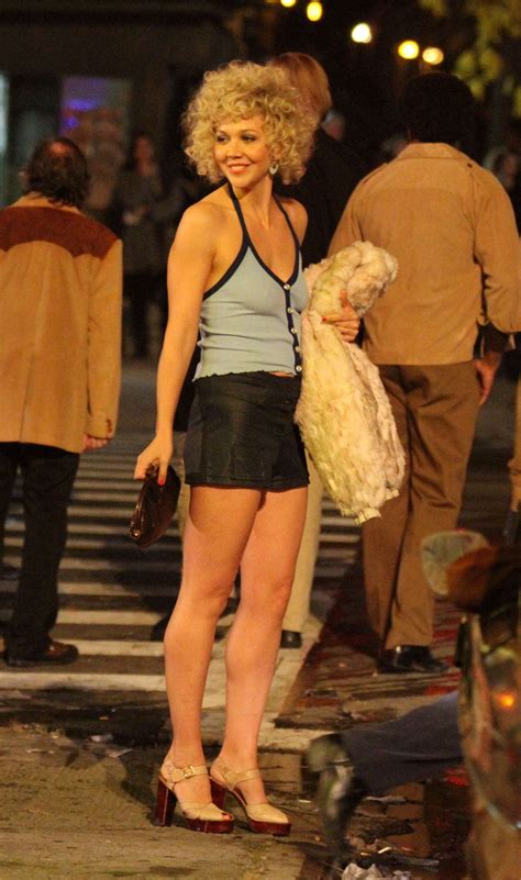 Maggie Gyllenhaal On The Set Of The Deuce In Ny Gotceleb