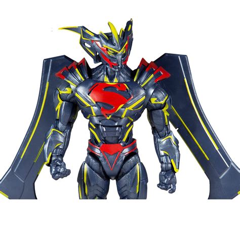 Dc Multiverse Superman Energized Unchained Armor Gold Label 7 Inch
