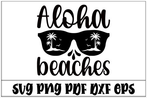 Aloha Beaches Graphic By Apon Fabric Creative Fabrica