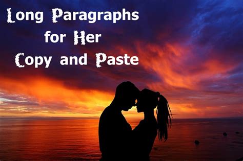 Long Paragraphs For Her Copy And Paste Paragraphs For Love Boomsumo