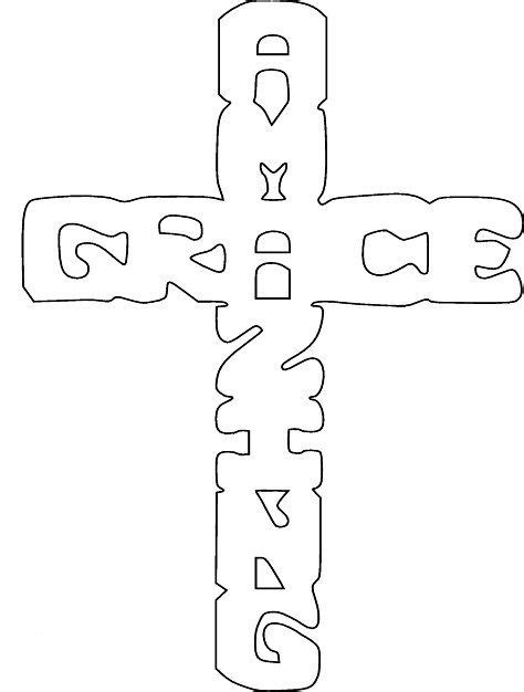 Free Scroll Saw Patterns By Arpop Amazing Grace Cross Pattern Scroll