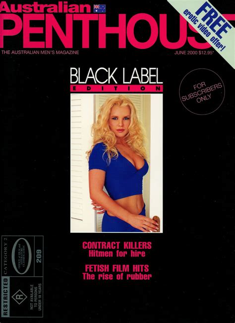 Penthouse Black Label June 2000 Magazine Back Issue BL Jun 2000