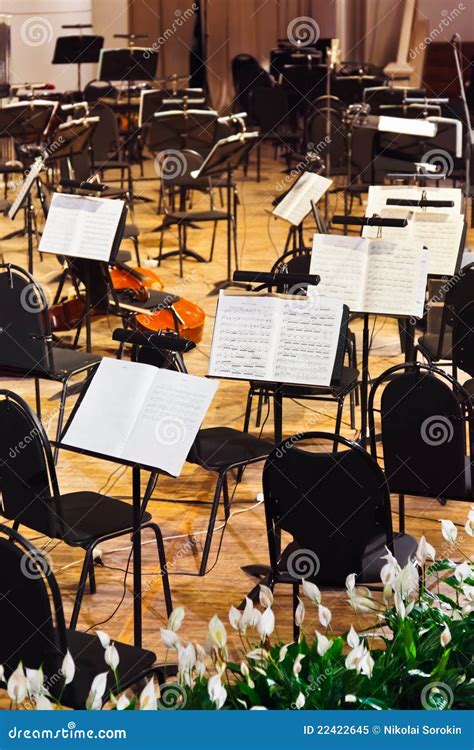 Musical Instruments And Sheet Music Stock Image Image Of Live