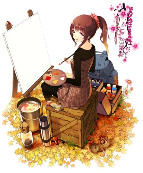 Anime Girl Render 25 By Nunnallyrey On Deviantart