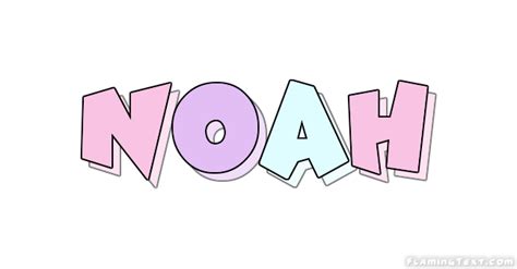 Noah Logo Outil De Conception De Nom Gratuit à Partir De Texte Flamboyant