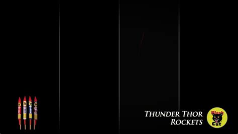 Black Cat Thunder Thor Rockets Youtube