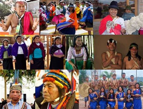 Realizar Un Collage Sobre Las Diferentes Poblaciones Etnias Del Ecuador Brainly Lat