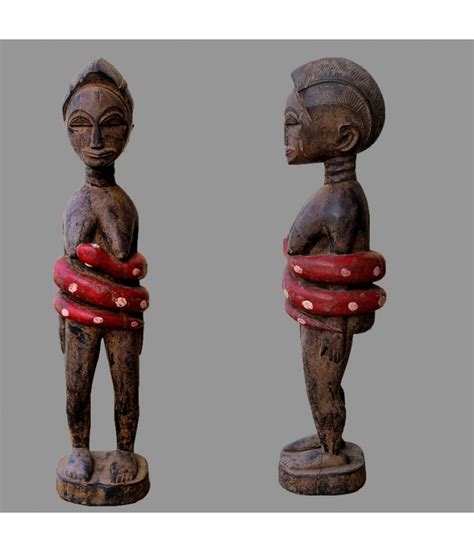 Statuette Mami Wata Culte Waudou Du Peuple Fon Galerie Art Africain Herault