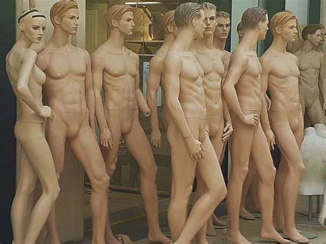 Distribution Of Power In Our Society Represented By Naked Mannequins