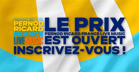 La 14e édition Du Prix Société Pernod Ricard France Live Music 2023 Est